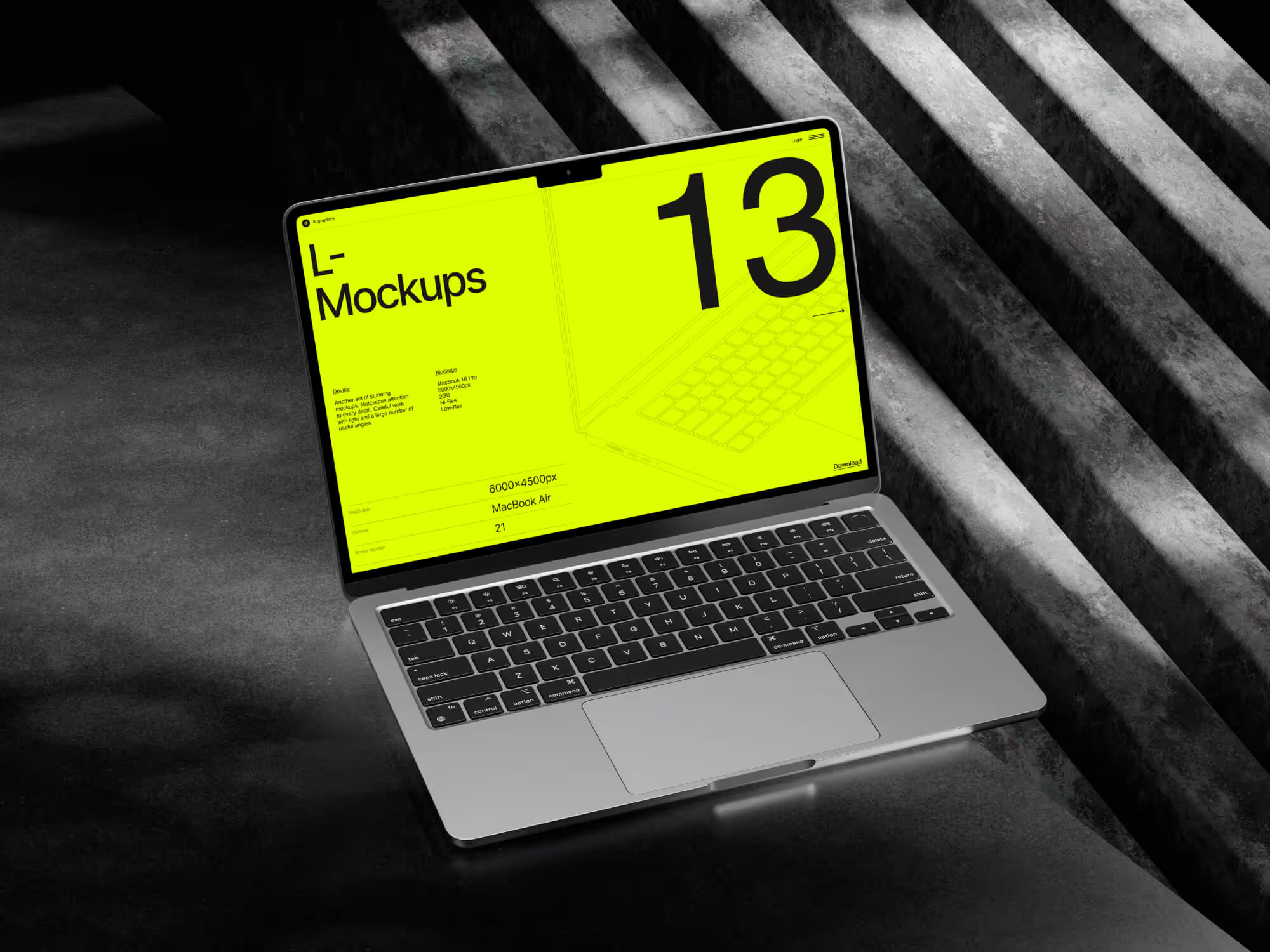 L-Mockups – MacBook Air